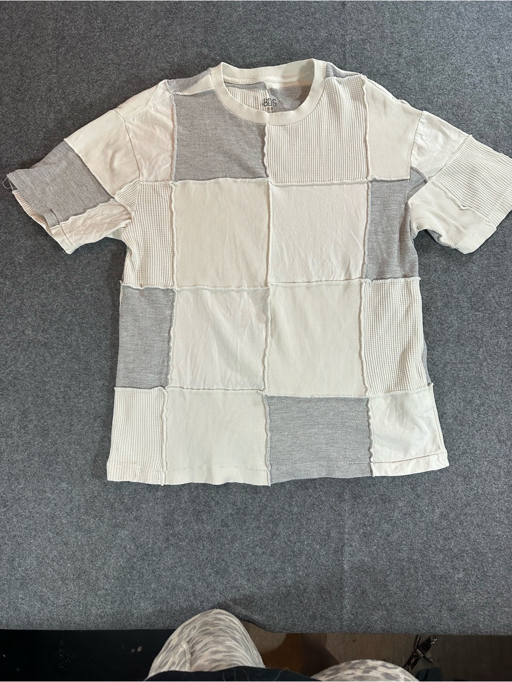 Urban Outfitters Gray Patchwork top